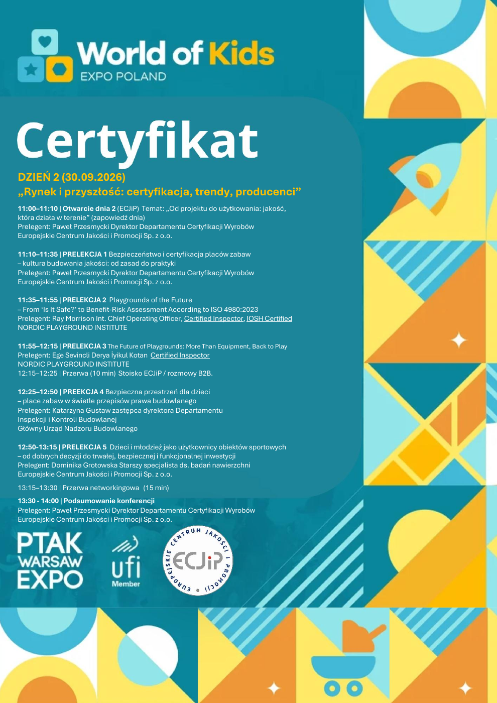 Program konferencji - dzień 2 - strona 3 dokumentu Jarosława Jenerowicza